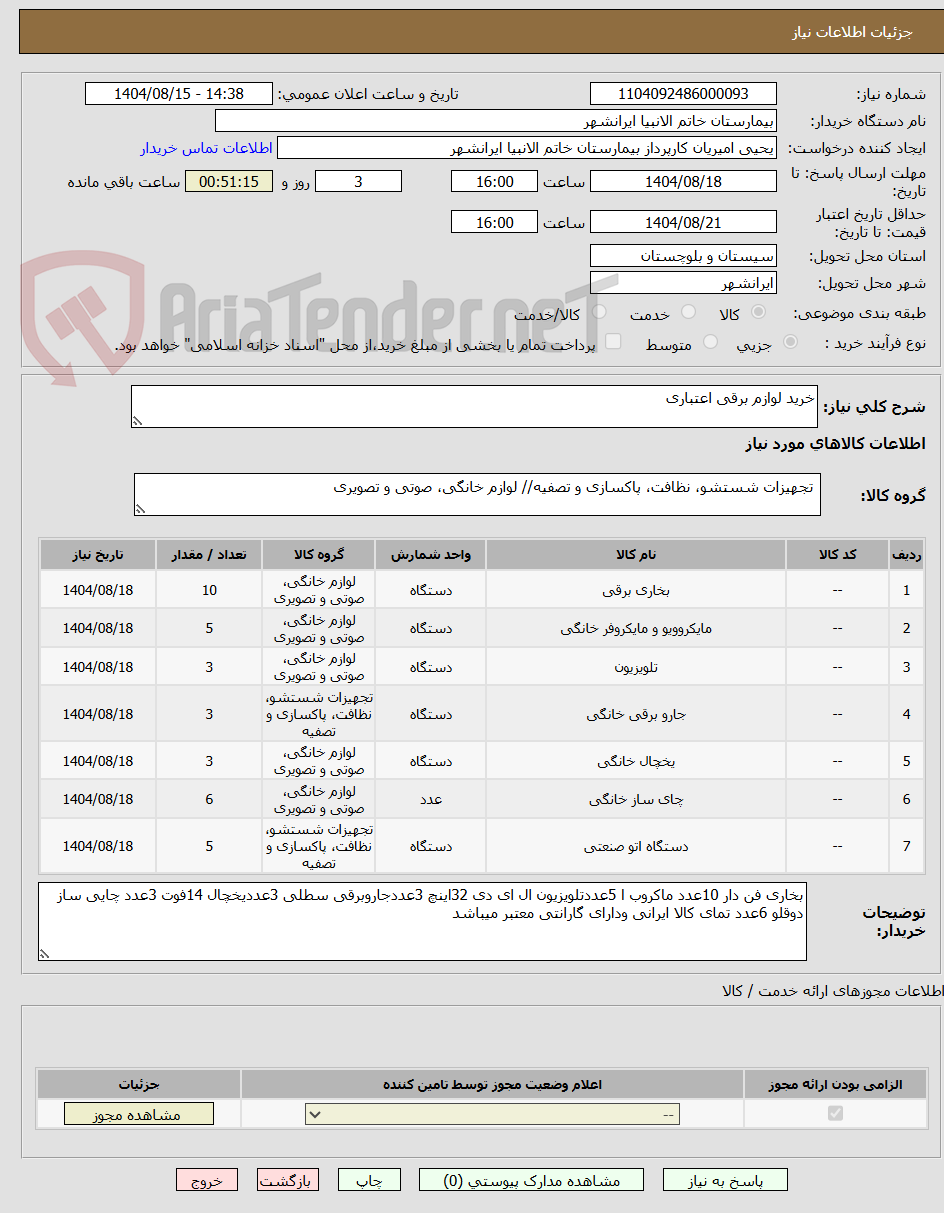 تصویر کوچک آگهی خرید لوازم برقی اعتباری