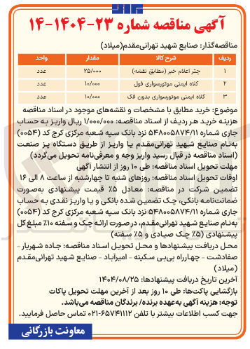 تصویر کوچک آگهی خرید کلاه ایمنی موتورسواری فول به مقدار 10/000 عدد