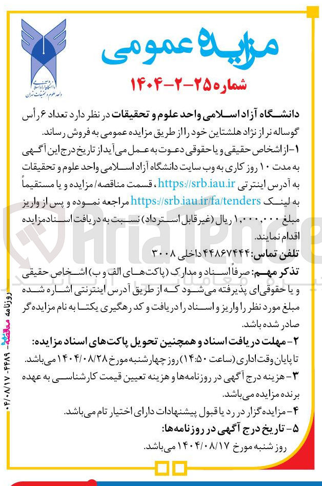 تصویر کوچک آگهی فروش تعداد ۶ رأس گوساله نر از نژاد هلشتاین