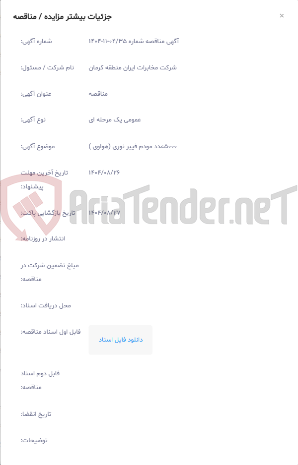 تصویر کوچک آگهی 5000عدد مودم فیبر نوری (هواوی )