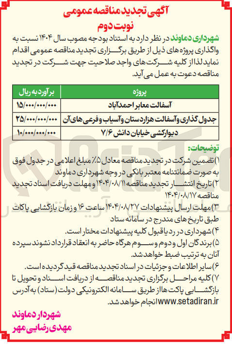 تصویر کوچک آگهی دیوارکشی خیابان 