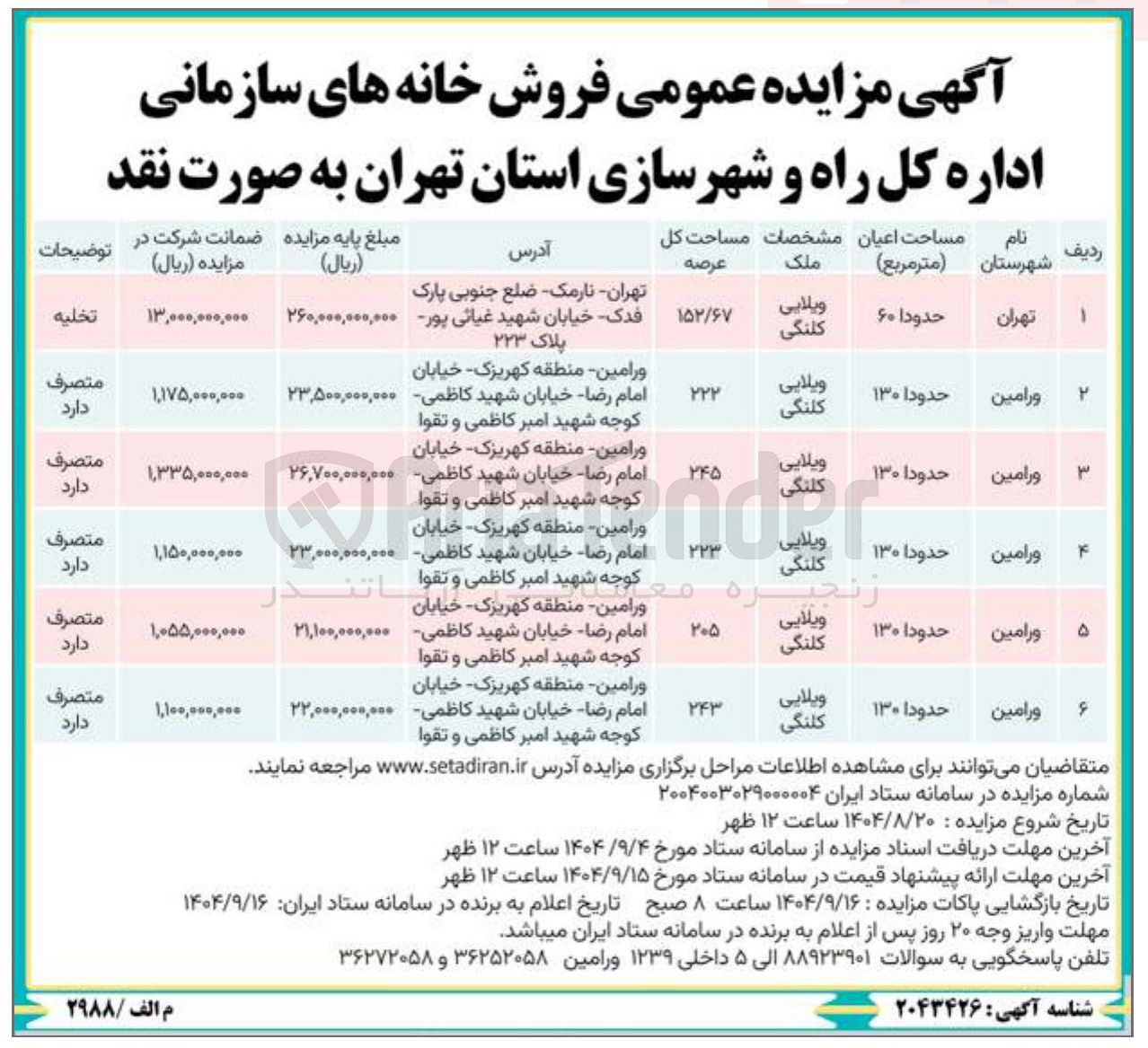 تصویر کوچک آگهی  فروش خانه های سازمانی