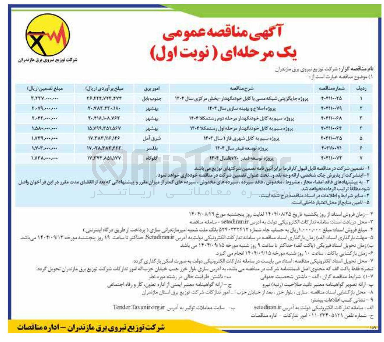 تصویر کوچک آگهی پروژه اصلاح و بهینه سازی 