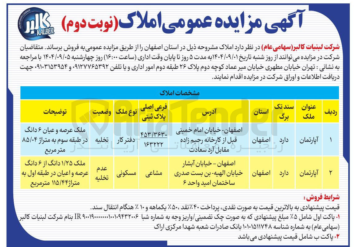 تصویر کوچک آگهی فروش دو آپارتمان با کاربری های مسکونی - دفترکار