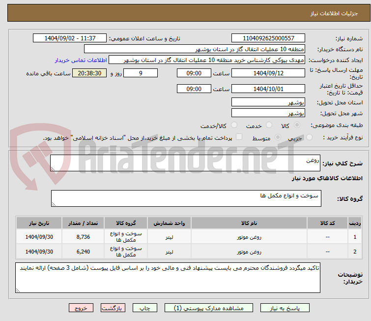 تصویر کوچک آگهی روغن