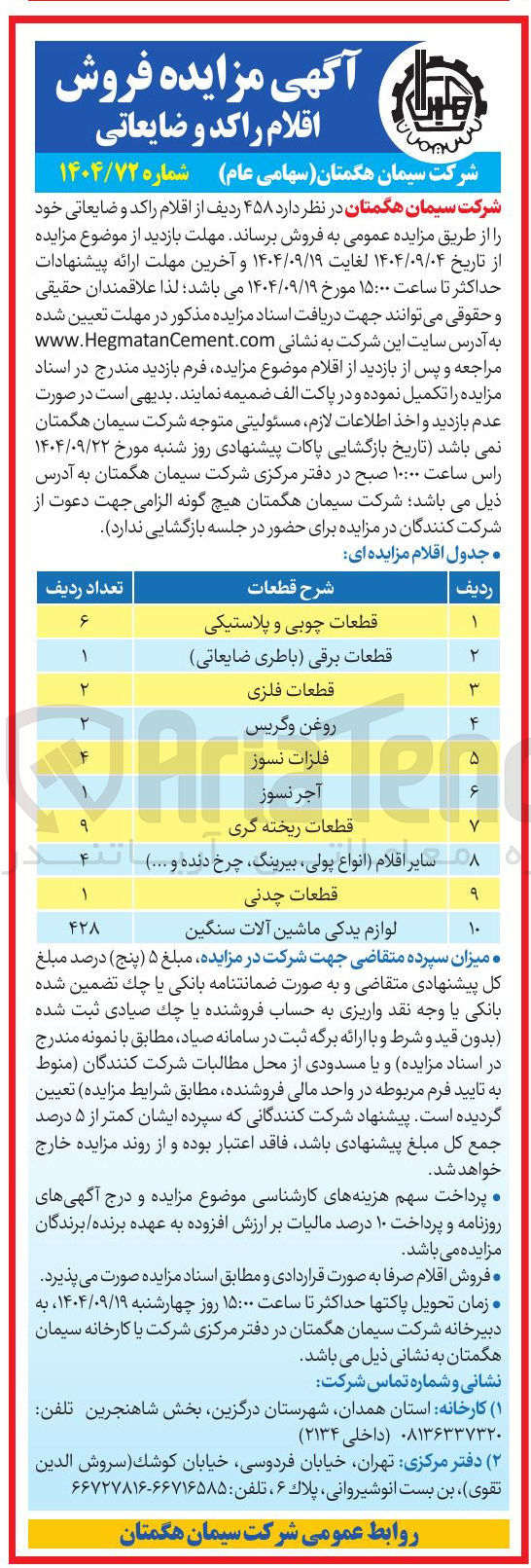 تصویر کوچک آگهی قطعات فلزی