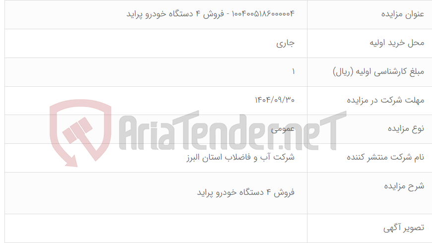 تصویر کوچک آگهی 1004005186000004 - فروش 4 دستگاه خودرو پراید