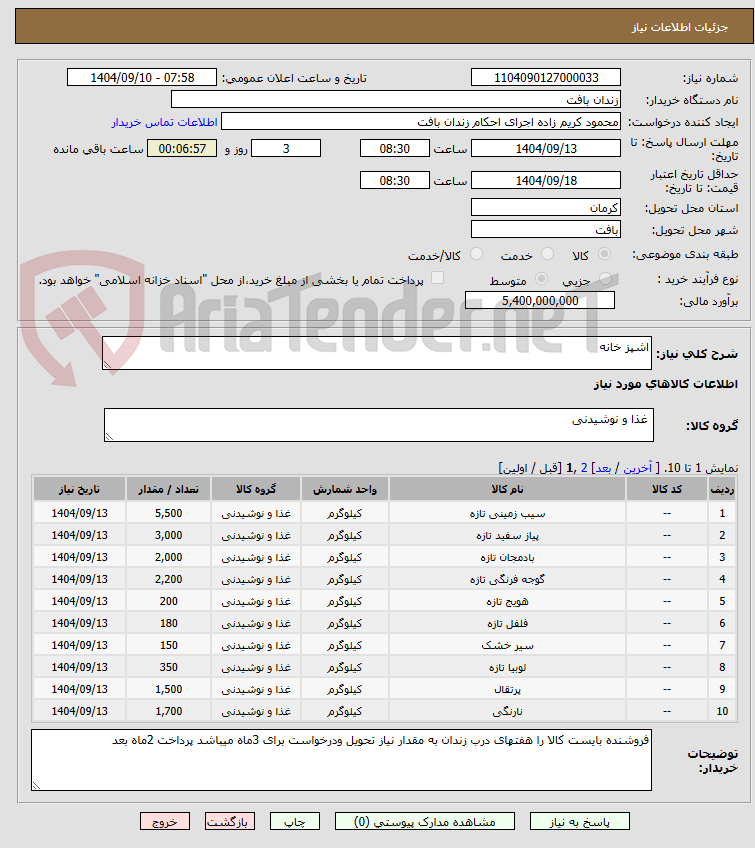 تصویر کوچک آگهی اشپز خانه 