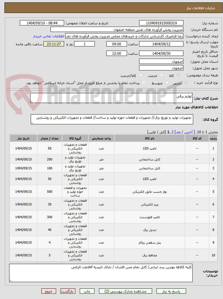 تصویر کوچک آگهی لوازم برقی