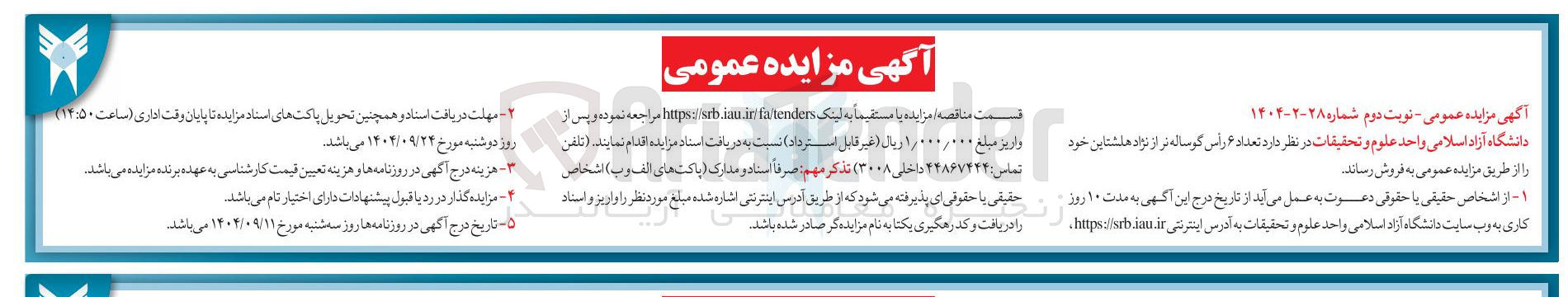 تصویر کوچک آگهی فروش تعداد ۶ رأس گوساله نر از نژاد هلشتاین