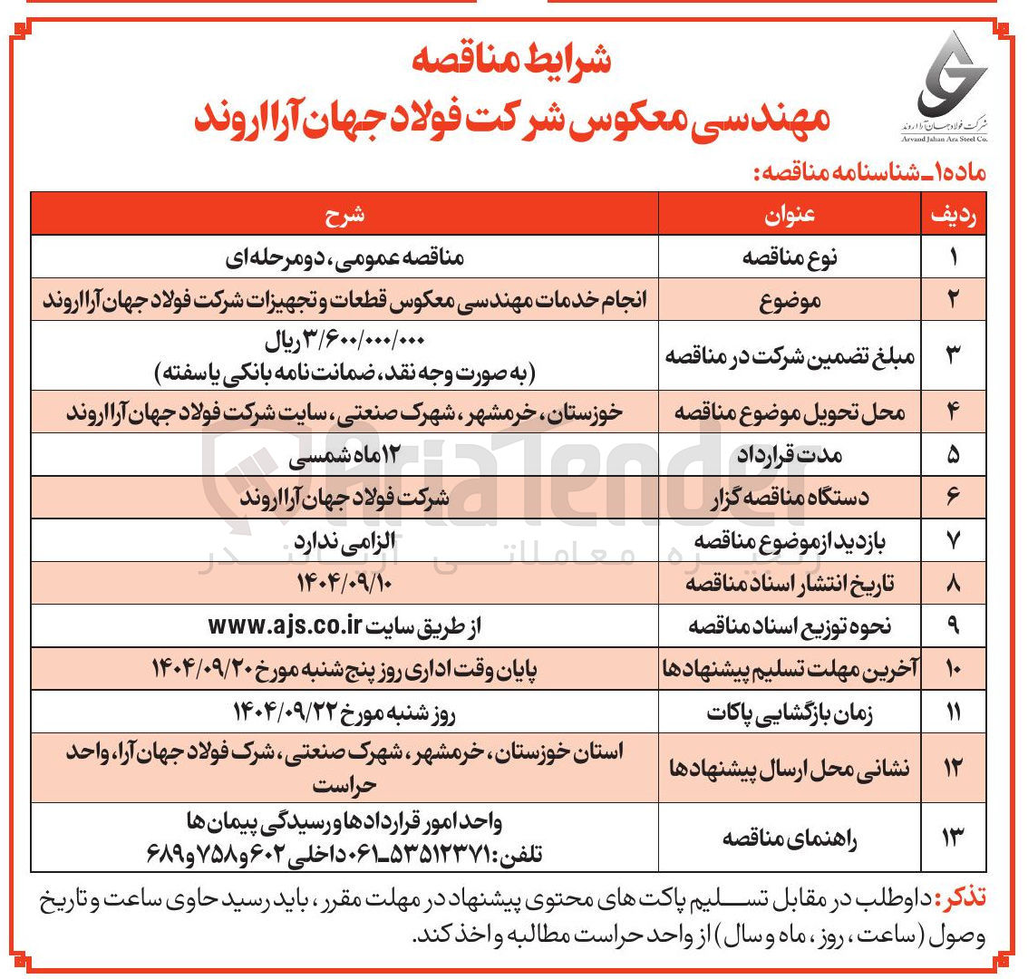 تصویر کوچک آگهی انجام خدمات مهندسی معکوس قطعات و تجهیزات 