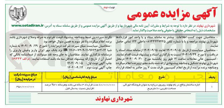 تصویر کوچک آگهی اجاره ساختمان