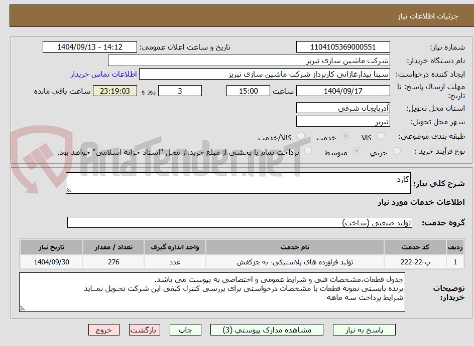 تصویر کوچک آگهی گارد
