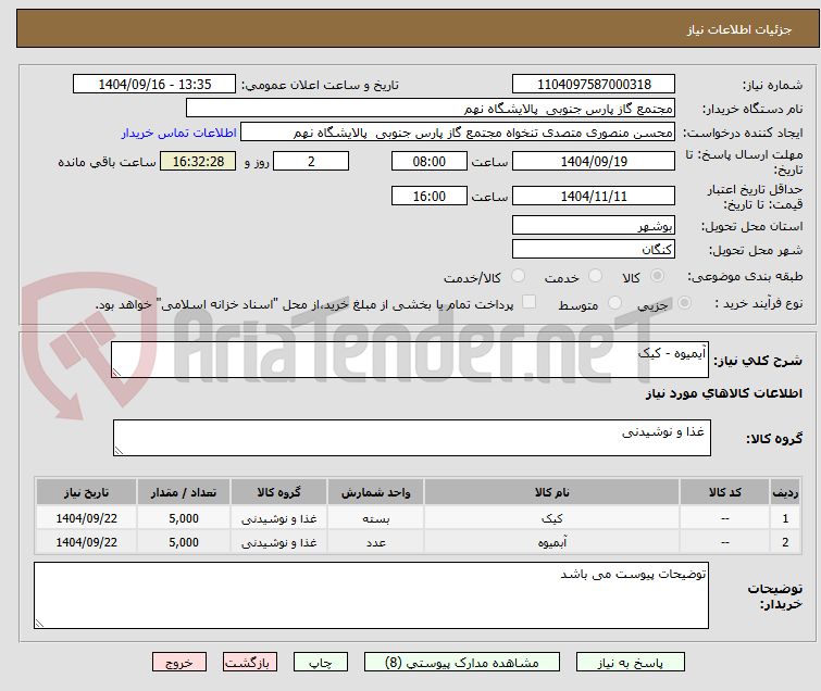 تصویر کوچک آگهی آیمیوه - کیک 