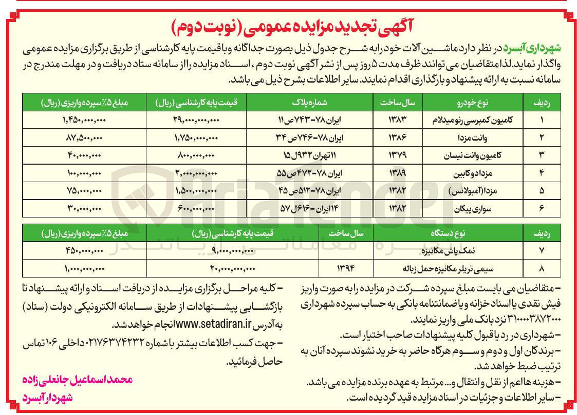 تصویر کوچک آگهی کامیون کمپرسی رنو میدلام 

