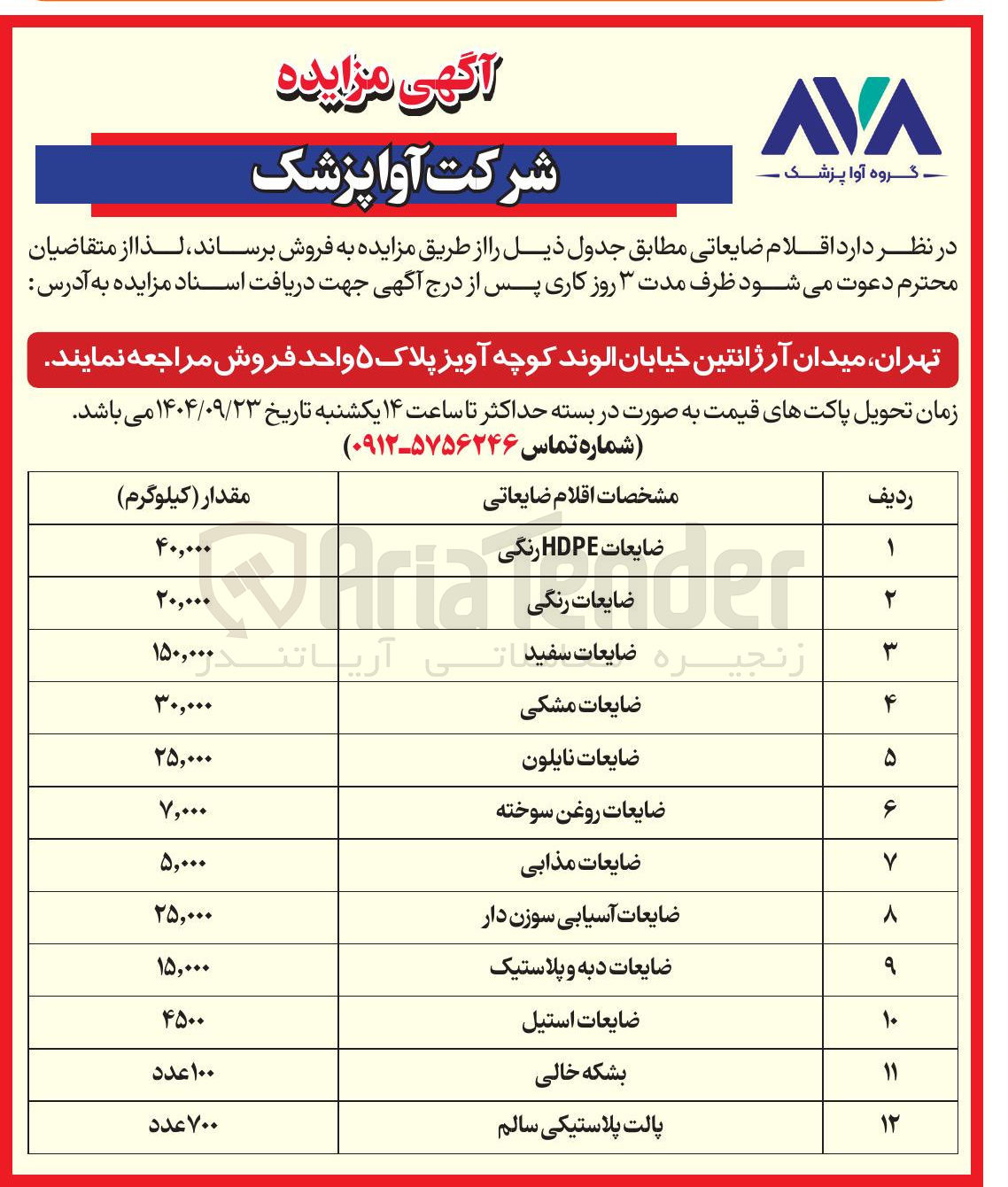 تصویر کوچک آگهی ضایعات آسیابی سوزن دار