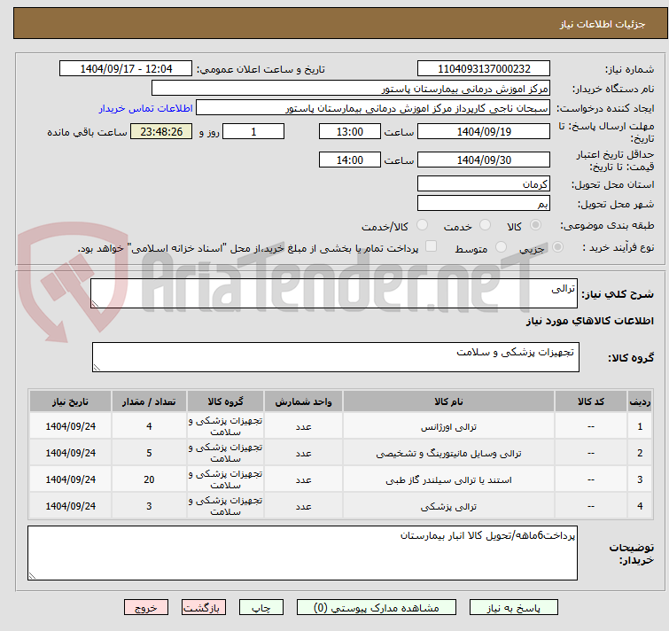 تصویر کوچک آگهی ترالی