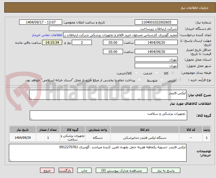 تصویر کوچک آگهی اپکس فایندر