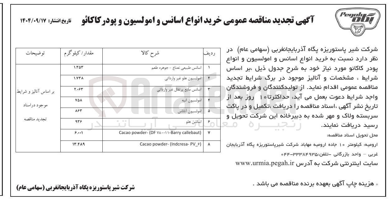 تصویر کوچک آگهی امولسیون هلو غیر وارداتی 
