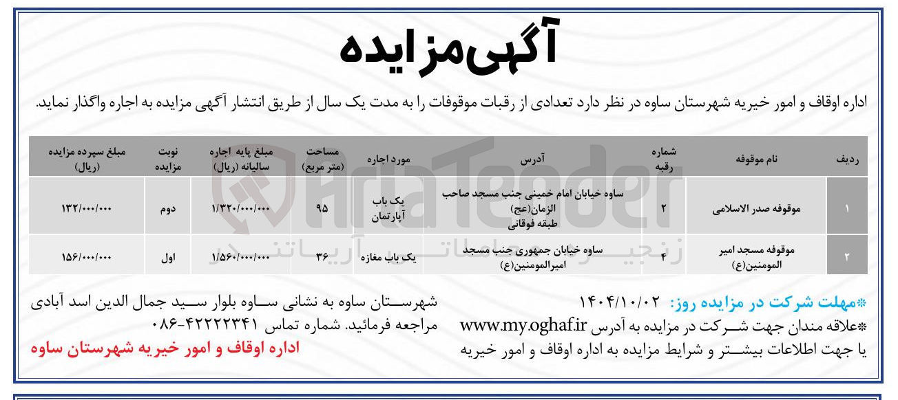 تصویر کوچک آگهی یک باب مغازه