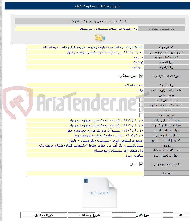 تصویر کوچک آگهی سند بلاست و رنگ آمیزی برجهای خطوط ۶۳کیلوولت کنارک-چابهارو چابهار-پلان