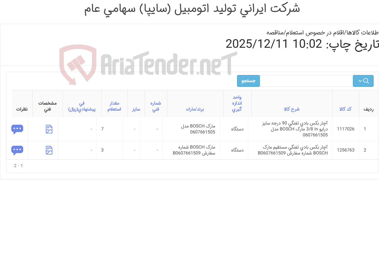 تصویر کوچک آگهی آچار بکس بادی