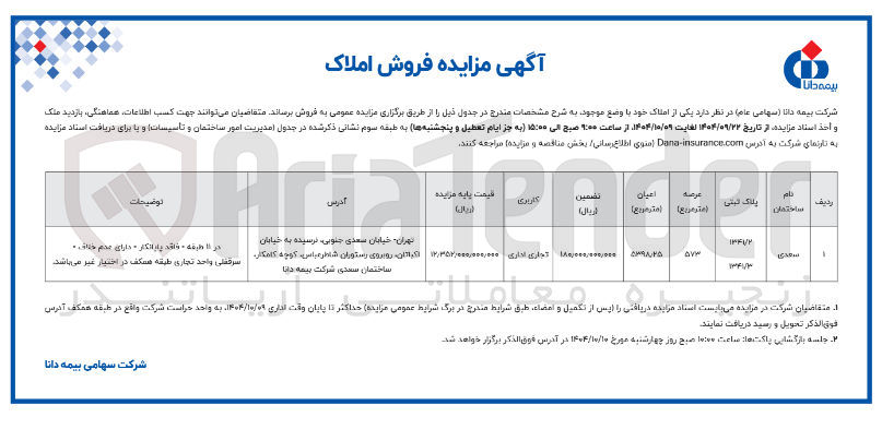 تصویر کوچک آگهی  فروش املاک 
