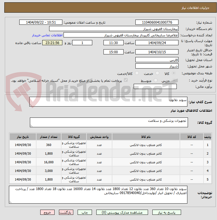 تصویر کوچک آگهی سوند نلاتون 