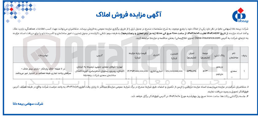 تصویر کوچک آگهی فروش املاک