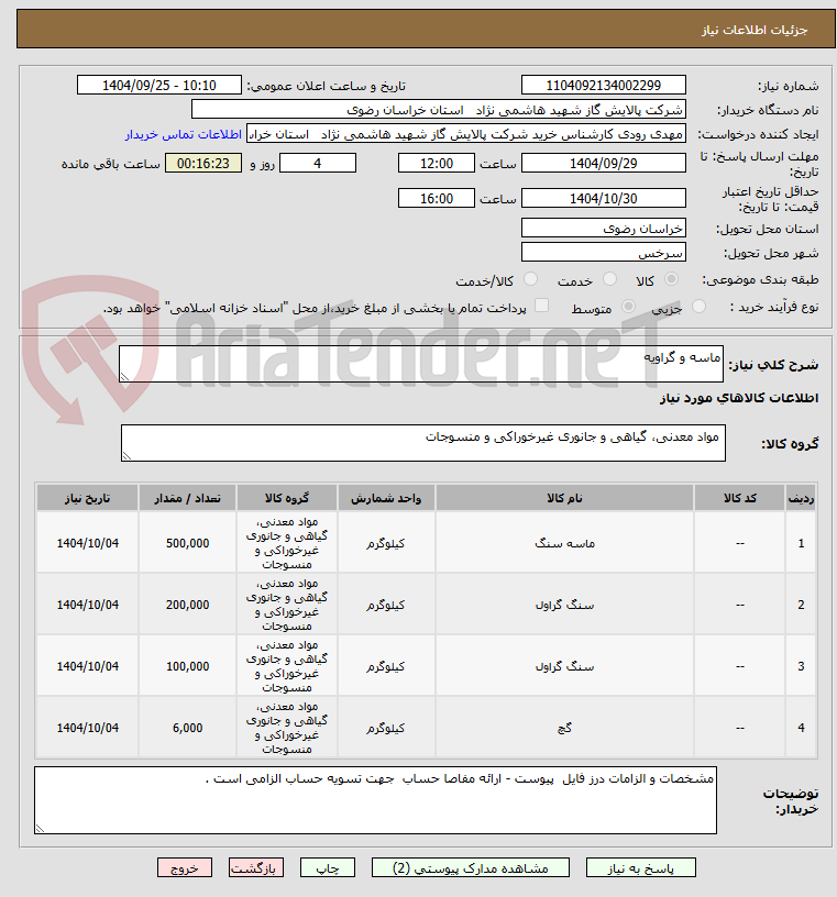 تصویر کوچک آگهی ماسه و گراویه 