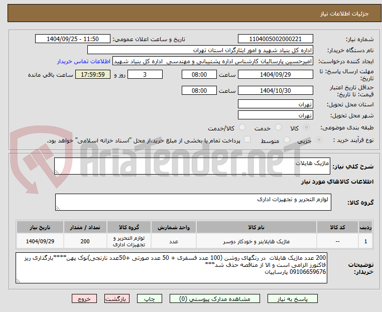 تصویر کوچک آگهی ماژیک هایلات