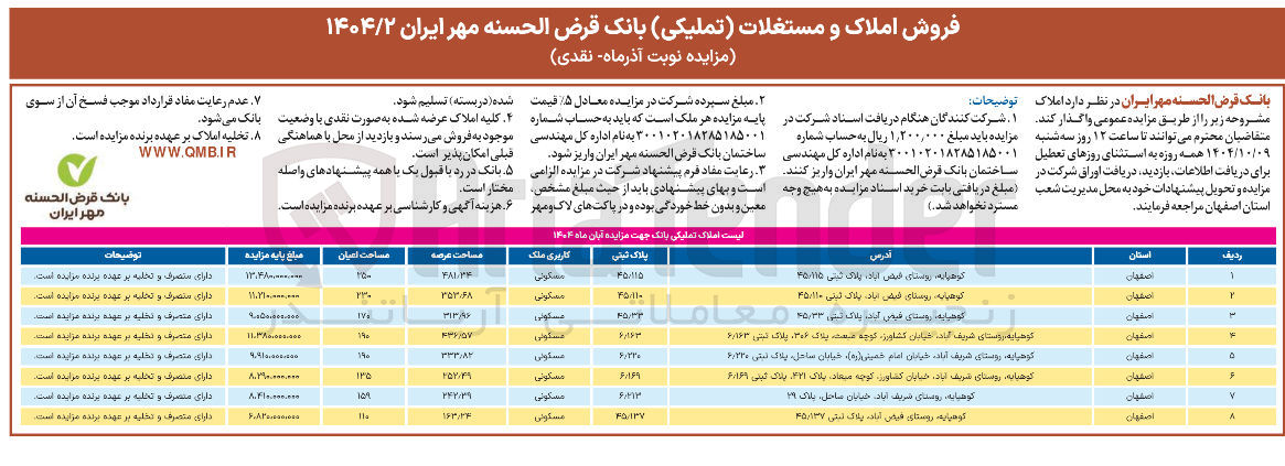 تصویر کوچک آگهی فروش املاک