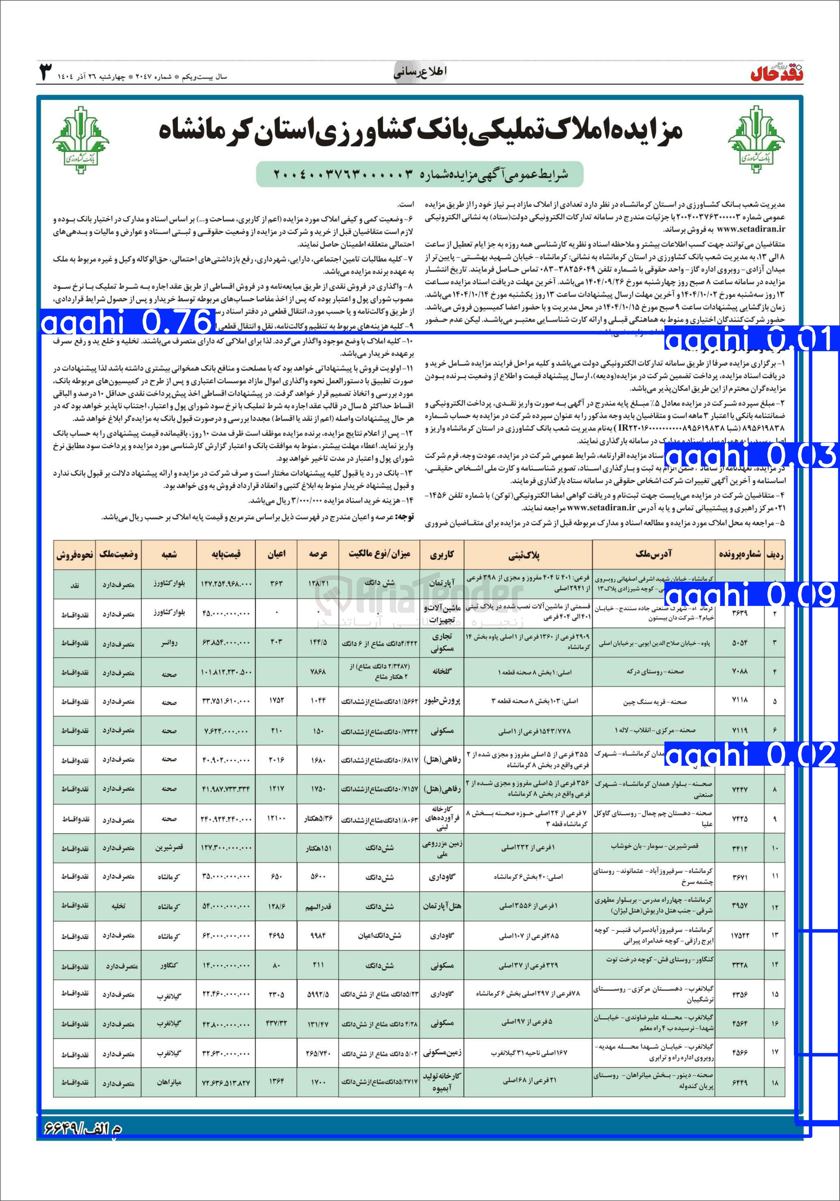 تصویر کوچک آگهی فروش املاک