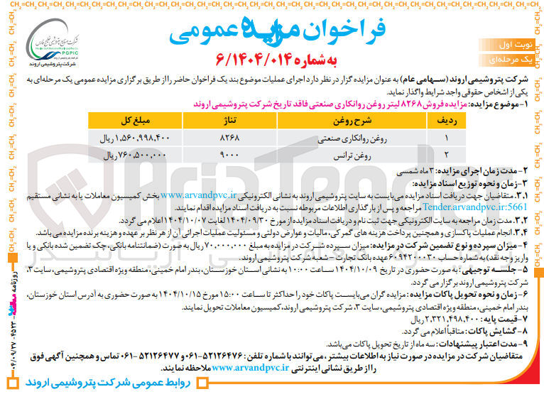 تصویر کوچک آگهی روغن روانکاری صنعتی