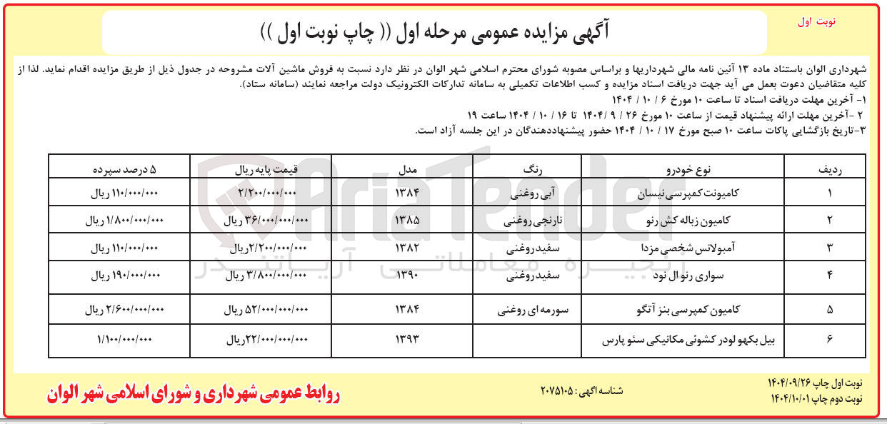تصویر کوچک آگهی  فروش ماشین آلات