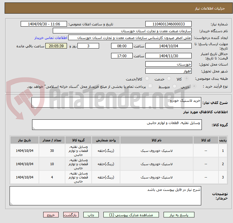 تصویر کوچک آگهی خرید لاستیک خودرو