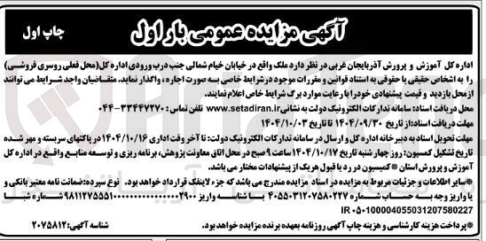 تصویر کوچک آگهی محل فعلی روسری فروشی 