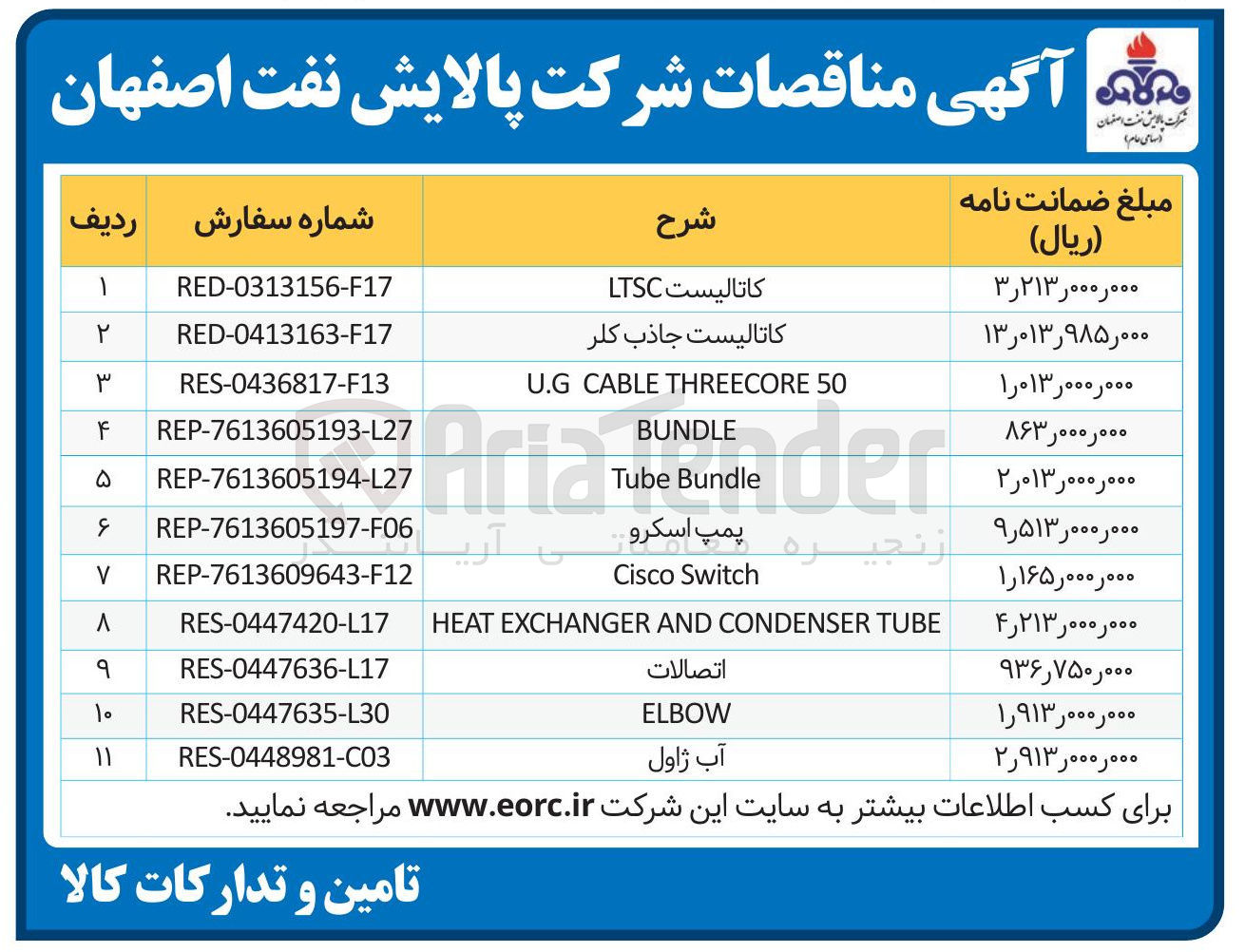 تصویر کوچک آگهی اتصالات