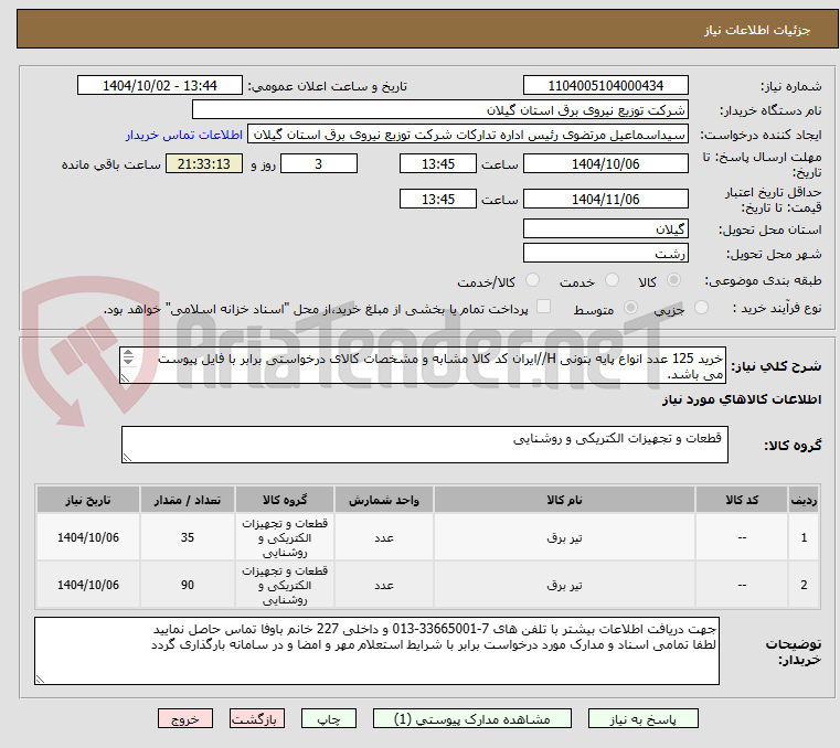 تصویر کوچک آگهی خرید 125 عدد انواع پایه بتونی H//ایران کد کالا مشابه و مشخصات کالای درخواستی برابر با فایل پیوست می باشد.
