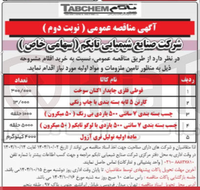 تصویر کوچک آگهی خرید کارتن ۵ لایه بسته بندی با چاپ رنگی