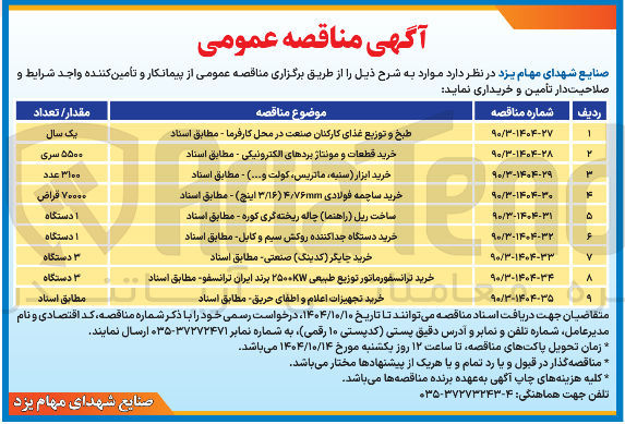 تصویر کوچک آگهی خرید ابزار سنبه ماتریس کولت و ... 