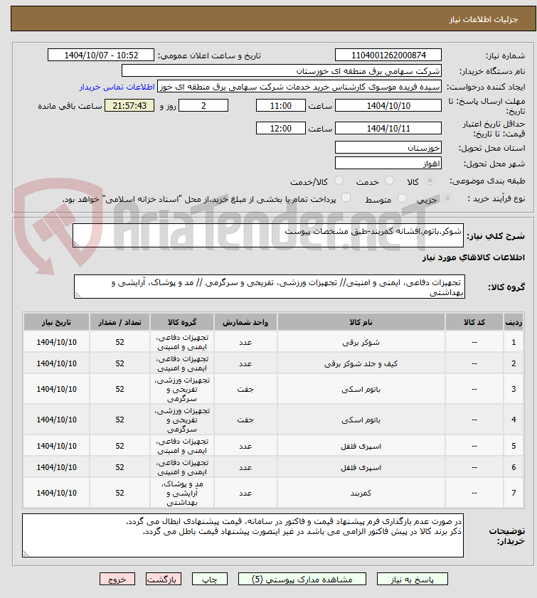 تصویر کوچک آگهی شوکر.باتوم.افشانه کمربند-طبق مشخصات پیوست