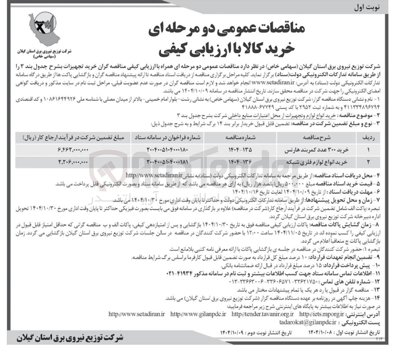 تصویر کوچک آگهی خرید انواع لوازم فلزی شبکه