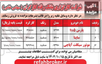تصویر کوچک آگهی موتور سیکلت آپاچی
