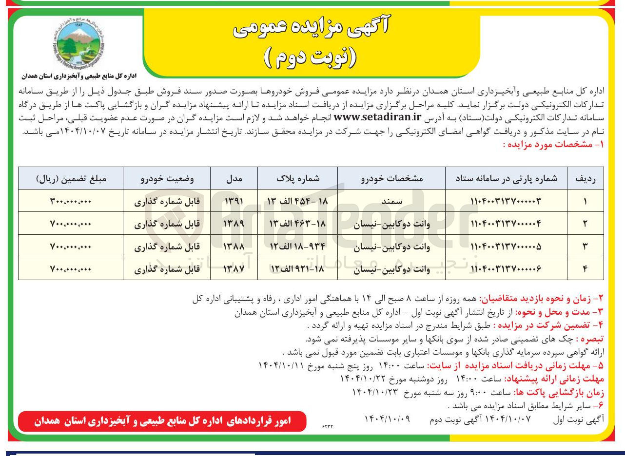 تصویر کوچک آگهی فروش خودروها 