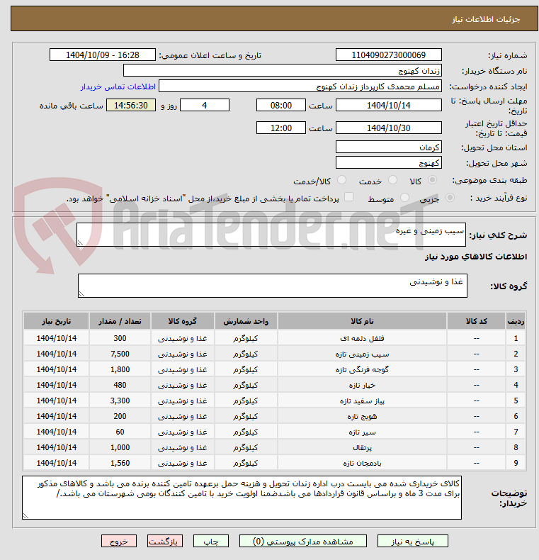 تصویر کوچک آگهی سیب زمینی و غیره