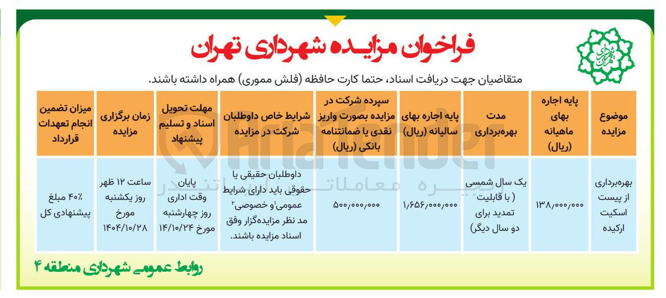 تصویر کوچک آگهی بهره برداری از پیست اسکیت ارکیده