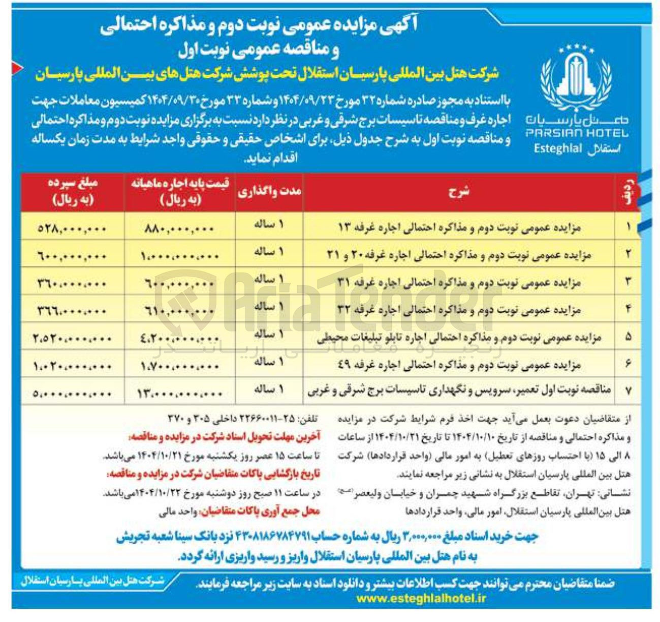 تصویر کوچک آگهی اجاره غرفه ها و تابلو تبلیغاتی محیطی