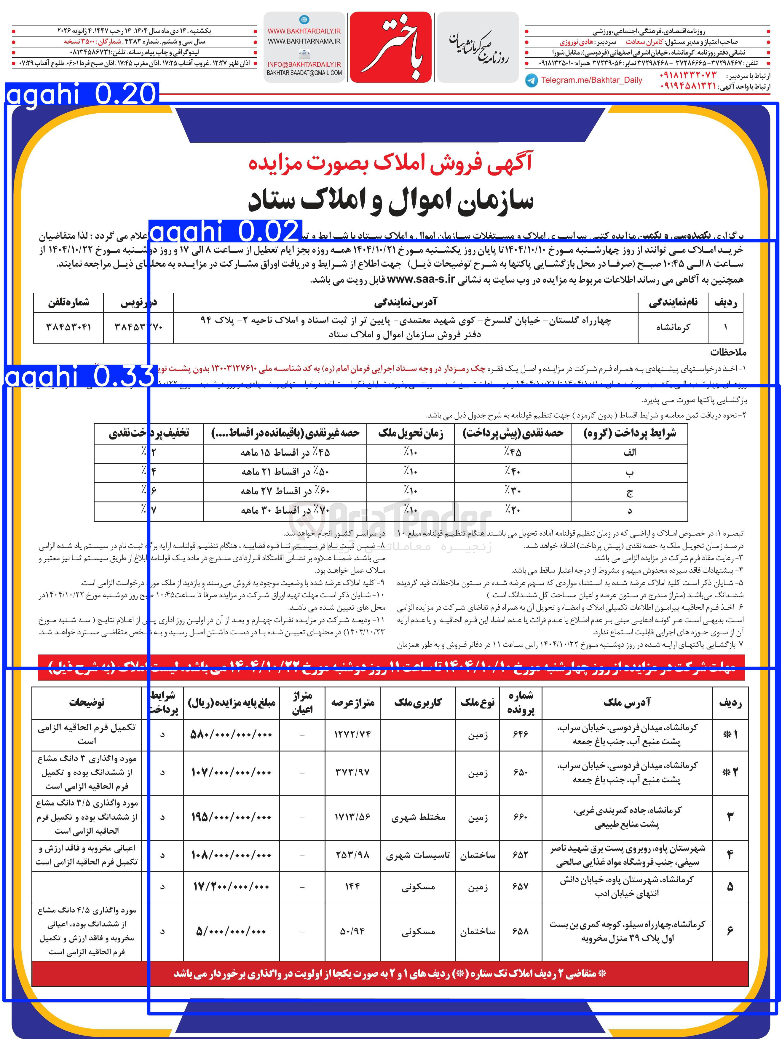 تصویر کوچک آگهی فروش املاک
