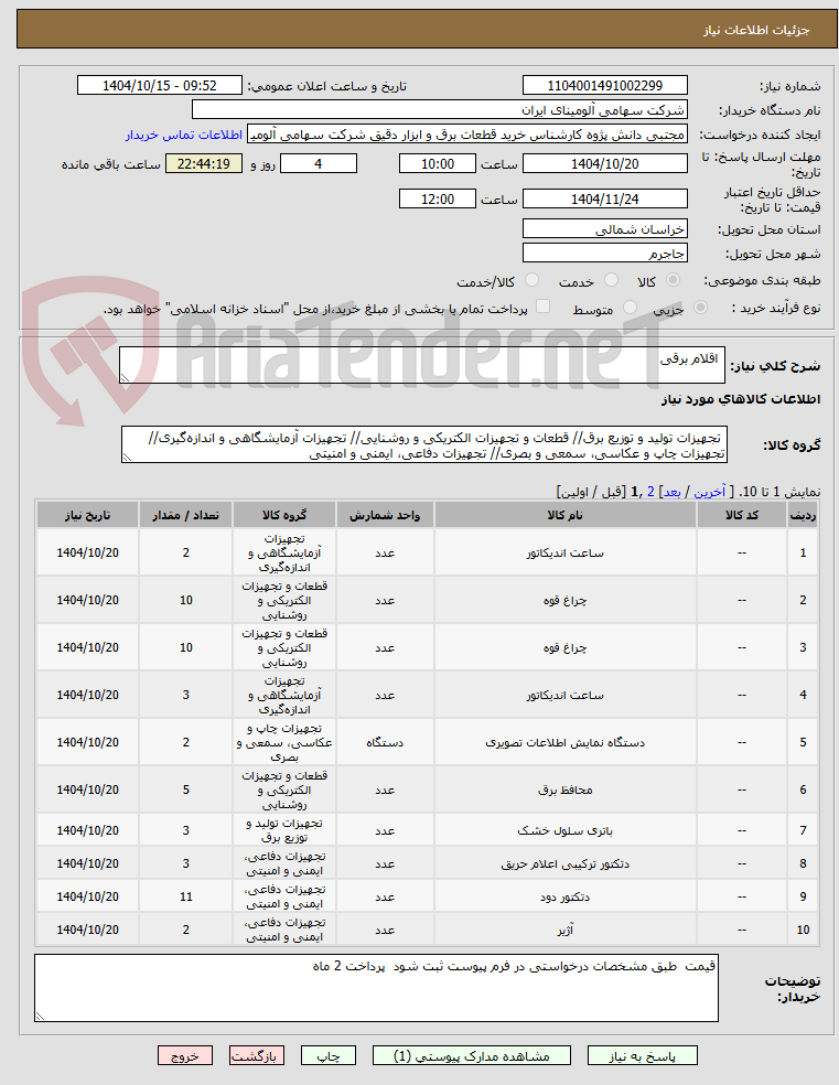 تصویر کوچک آگهی اقلام برقی